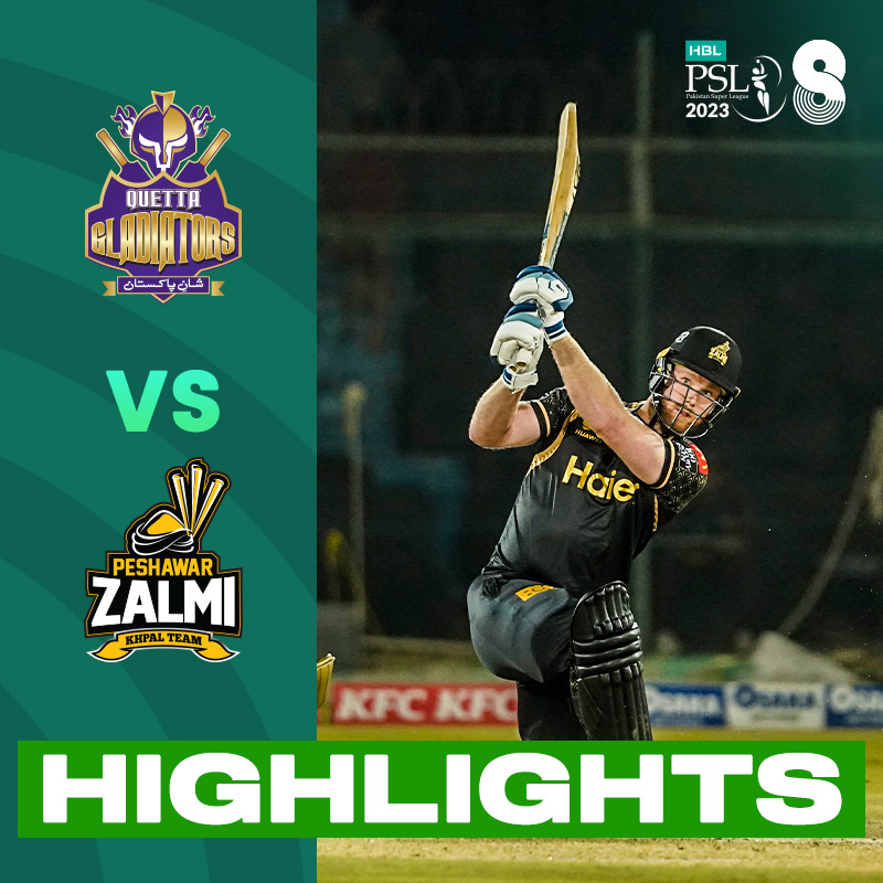 Highlights | Quetta Gladiators vs Peshawar Zalmi | 9th Match | PSL 2023 | T Sports