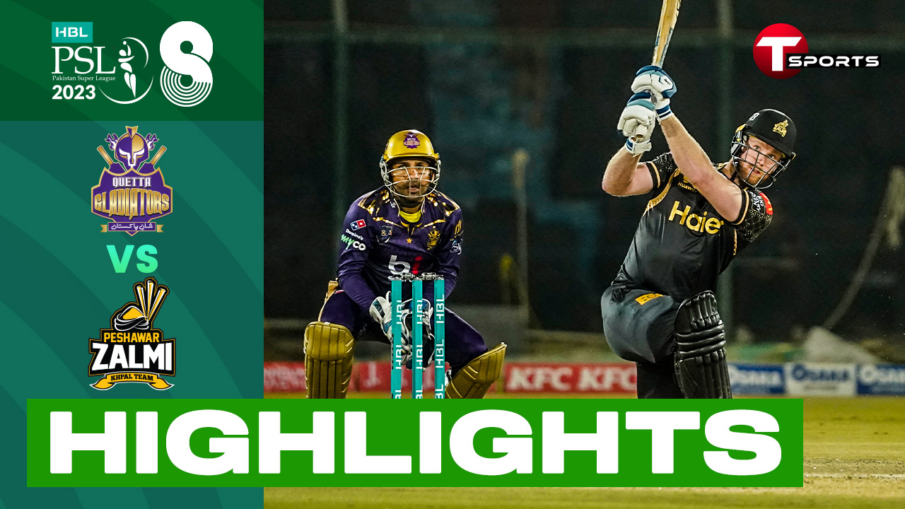 Highlights | Quetta Gladiators vs Peshawar Zalmi | 9th Match | PSL 2023 | T Sports