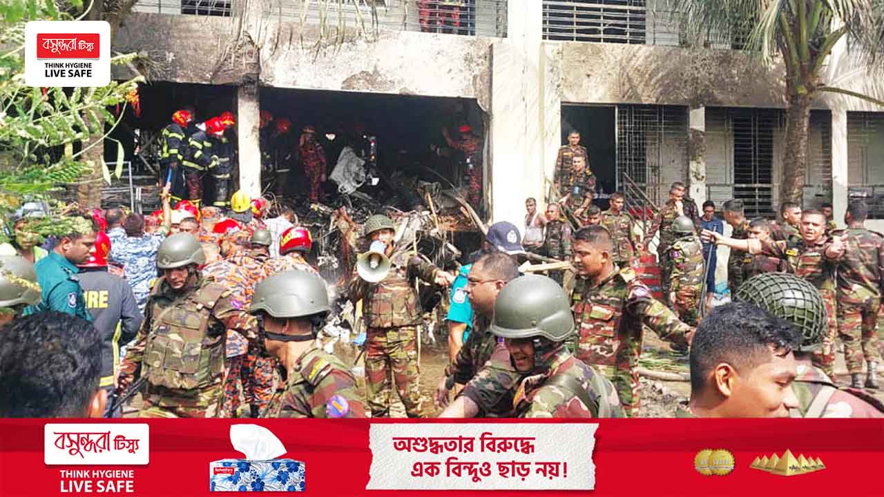 মাইলস্টোনে বিমান দুর্ঘটনা : শোক প্রকাশ বিসিবি-বাফুফের