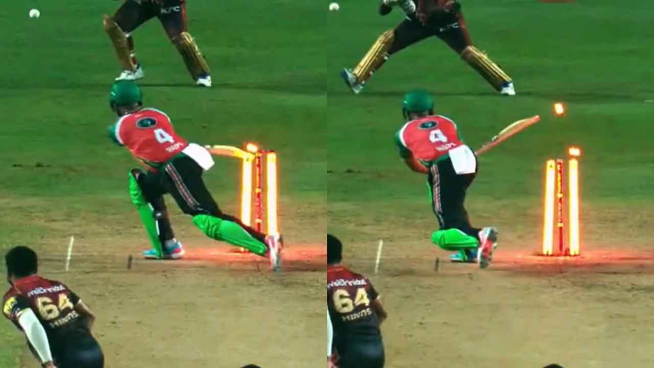 ওয়াইড বলে এ কেমন আউট!