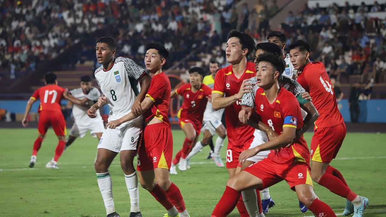 শ্রাবণের দৃঢ়তার পরও পারল না অনূর্ধ্ব-২৩ দল