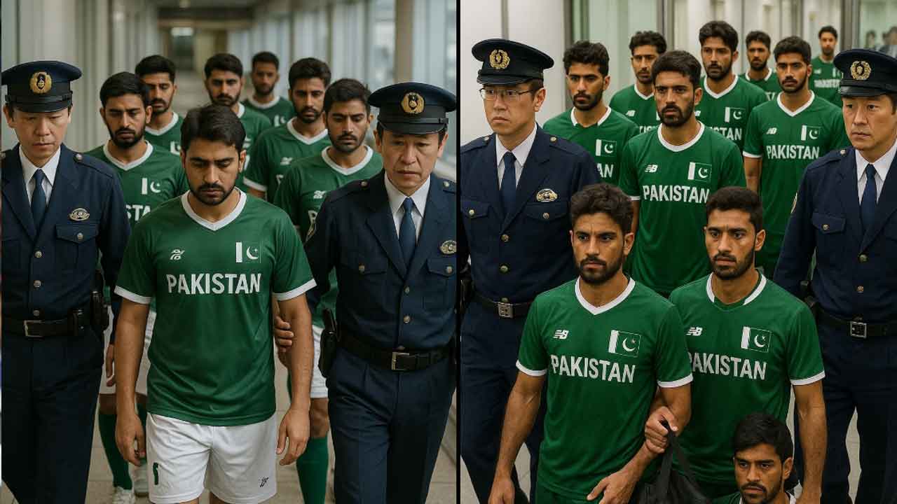 জাপানের বিমানবন্দরে ধরা পাকিস্তানের ‘নকল’ ফুটবল দল