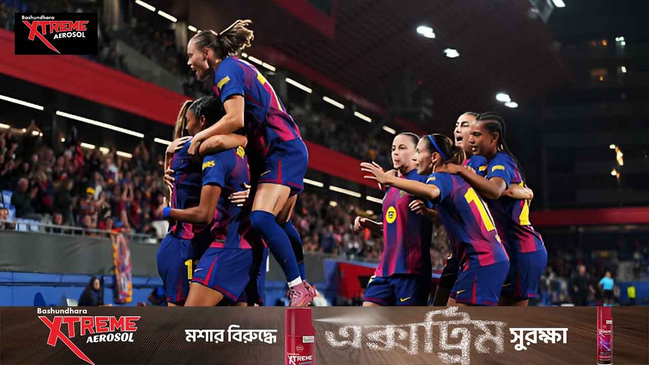 বায়ার্নের জালে 'সেভেন-আপ' বার্সার