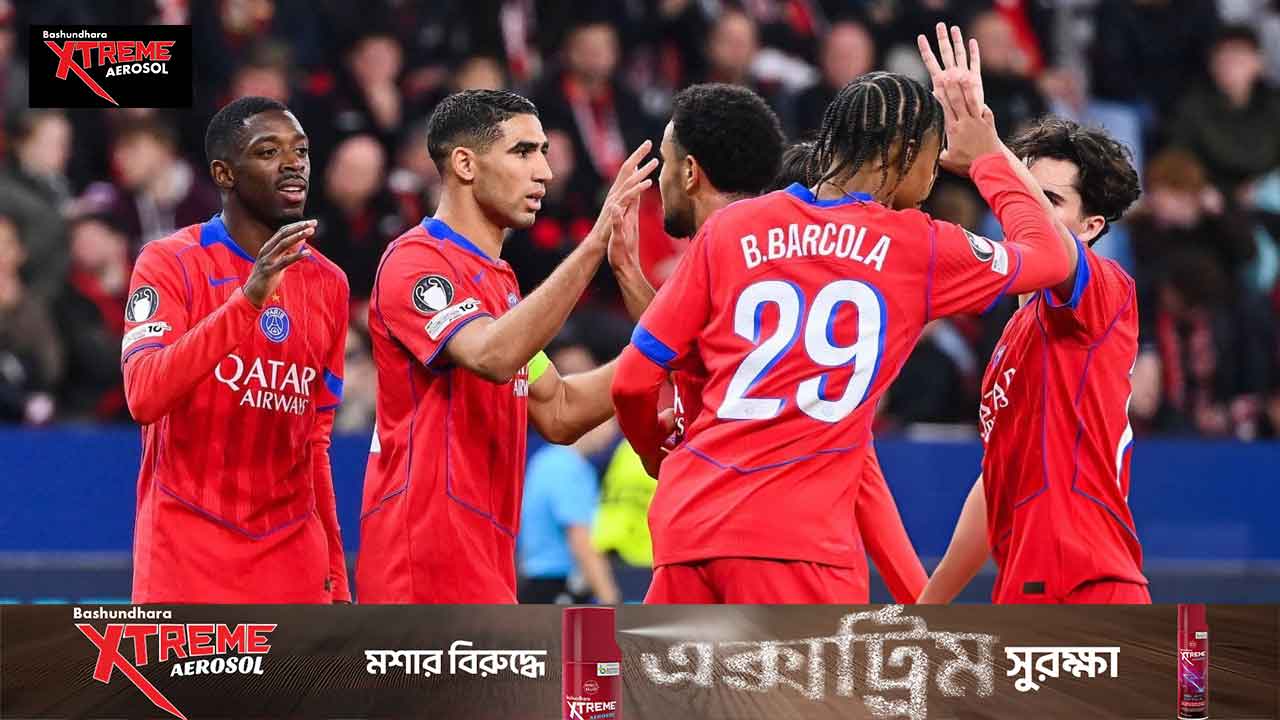 চ্যাম্পিয়ন্স লিগে গোল বৃষ্টির রাতে পিএসজি-আর্সেনাল-ইন্টারের ‘ভূমিধস’ জয়