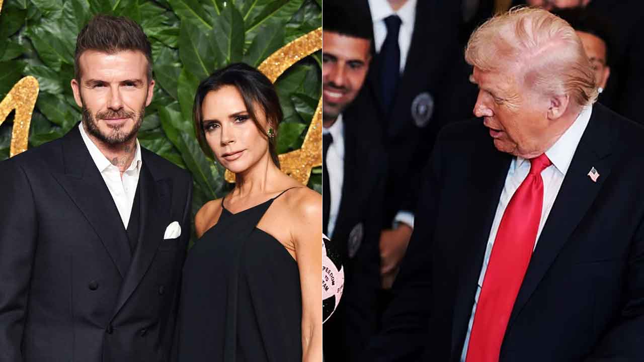 স্ত্রীর ফ্যাশন শোয়ে বেকহাম, সাড়া দেননি ট্রাম্পের আমন্ত্রণে