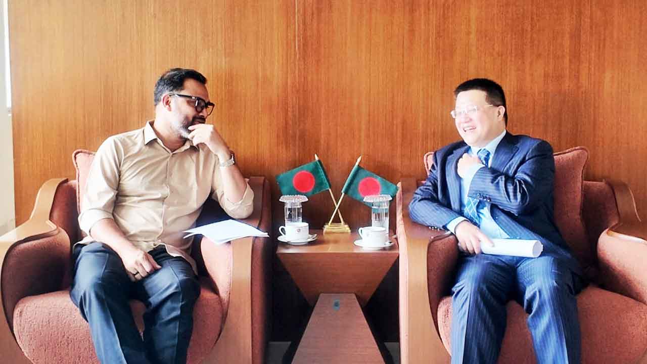 ক্রীড়া খাতে চীনের বিনিয়োগ ও কারিগরি সহযোগিতা চায় বাংলাদেশ