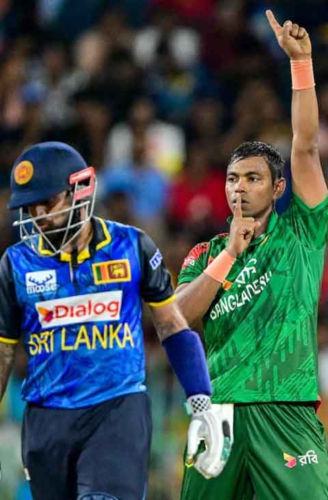 তানভীরের ফাইফার, রোমাঞ্চকর জয়ে সিরিজে টিকে রইল বাংলাদেশ