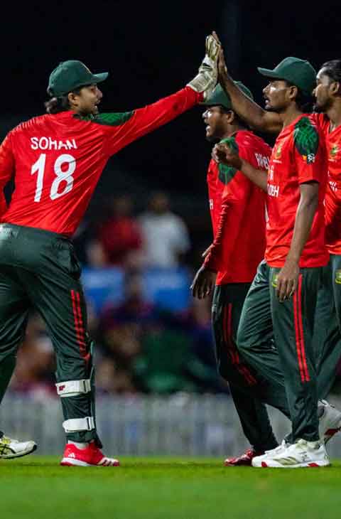নেপালকে হারিয়ে ঘুরে দাঁড়াল বাংলাদেশ