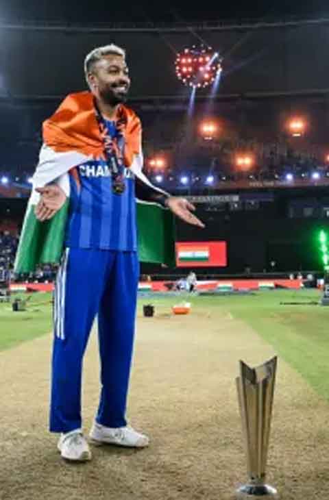 গতকাল থেকেই জানতাম, আমরা চ্যাম্পিয়ন: হার্দিক পান্ডিয়া