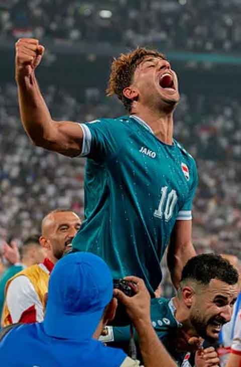 ৪০ বছর পর আবার বিশ্বকাপে ইরাক