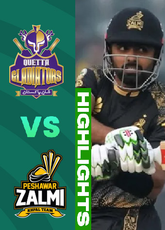 Highlights | Quetta Gladiators vs Peshawar Zalmi | 9th Match | PSL 2023 | T Sports