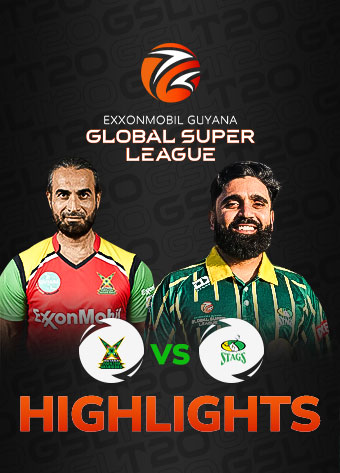 Highlights | Guyana Amazon Warriors vs Central Stags, 4th Match | GSL 2025